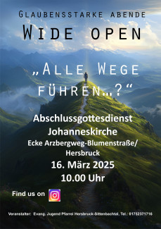 Wide Open Abschlußgottesdienst