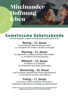 Flyer Gebetsabende