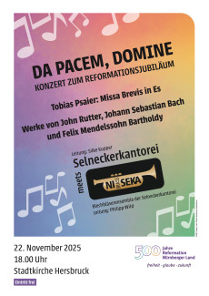 Plakat zum Konzert