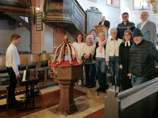 Die Beteiligten des Gottesdienstes als Gruppenbild