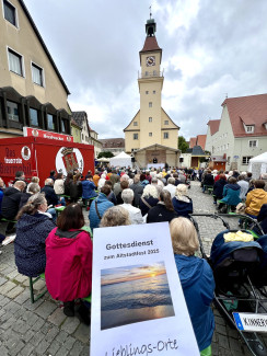Gottesdienst auf dem Oberen Markt
