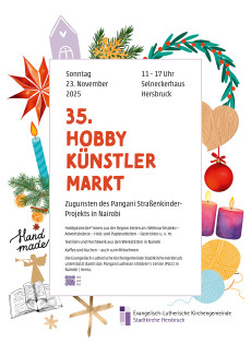 plakat hobbykuenstlermarkt 2025