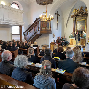 Die gut gefüllte Thomaskirche