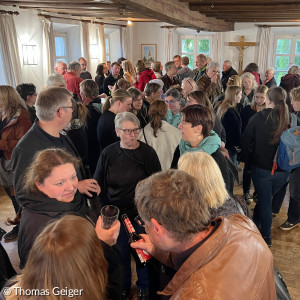Stehempfang im Gemeindehaus Altensittenbach