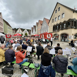 Gottesdienst auf dem Marktplatz